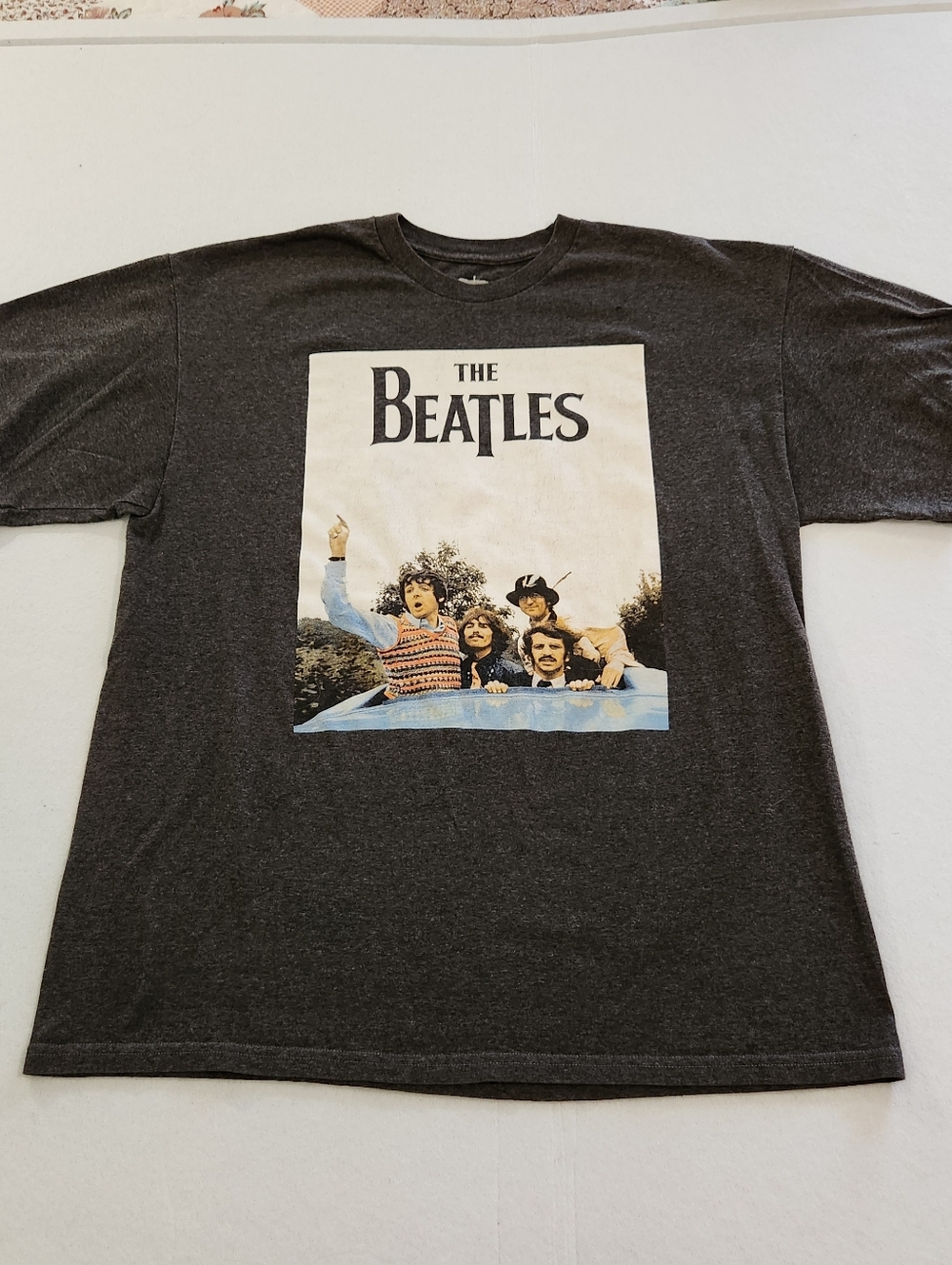 The Beatles Graphic Tee - Dark Heather Gray Size Xlarge